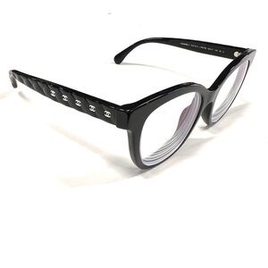 Chanel Eyeglasses Glasses Frames 3442-S-A c.760/SB Polished Black CC 140-53-17
